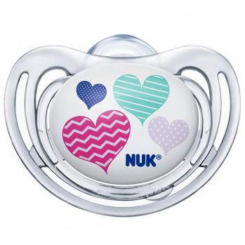 Nuk Freestyle Πιπίλα Σιλικόνης με Κρίκο Χωρίς BPA – Μέγεθος 3 (18-36 μηνών)