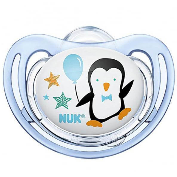 Nuk Freestyle Πιπίλα Σιλικόνης με Κρίκο Χωρίς BPA – Μέγεθος 2 (6-18 μηνών)