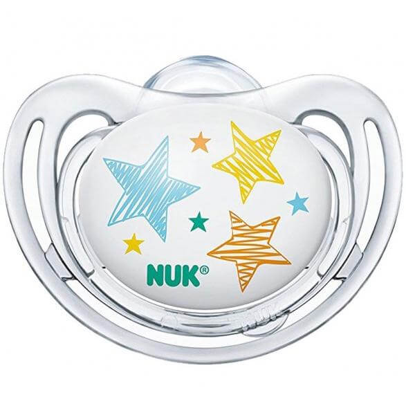 Nuk Freestyle Πιπίλα Σιλικόνης με Κρίκο Χωρίς BPA – Μέγεθος 3 (18-36 μηνών)