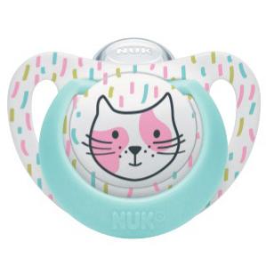 Nuk Genius Color Πιπίλα Σιλικόνης με Κρίκο Χωρίς BPA – Μέγεθος 3 (18-36 μηνών)