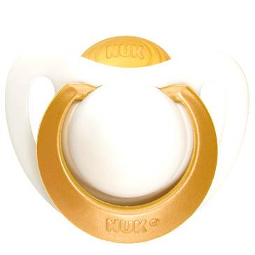 Nuk Genius Orthodontic Plus Ορθοδοντική Πιπίλα Από Φυσικό Καουτσούκ με Κρίκο Χωρίς BPA – Μέγεθος 2 (6-18 μηνών)