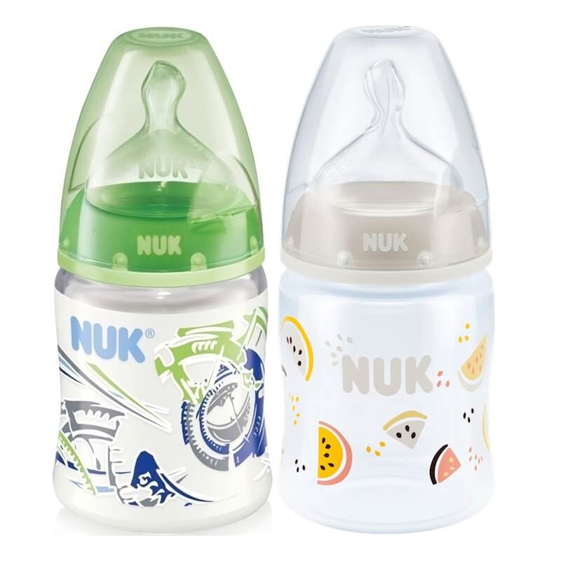 NUK First Choice Μπιμπερό Πολυπροπυλενίου (PP) με Θηλή Σιλικόνης 150ml – ροζ