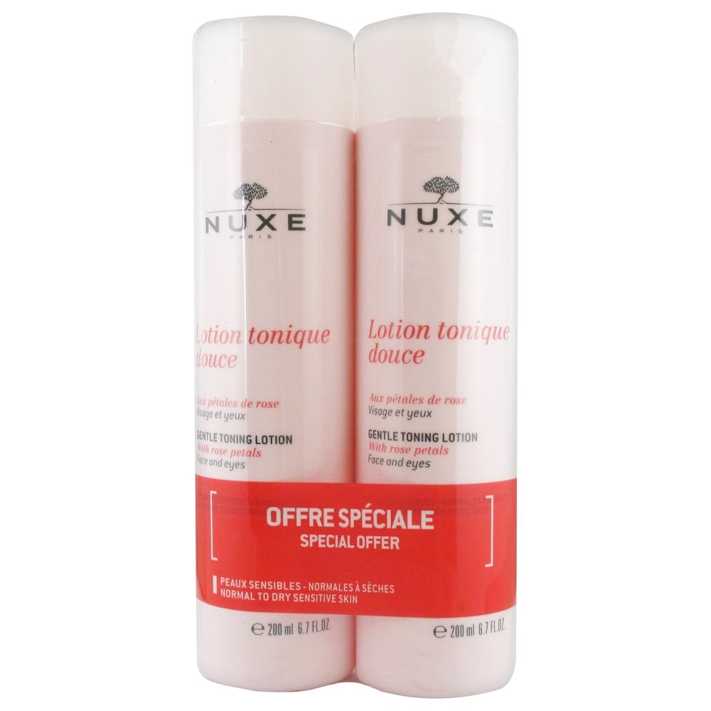 Nuxe Lotion Tonique Douce Απαλή Τονωτική Λοσιόν για Πρόσωπο & Μάτια 200ml 1+1 Δώρο
