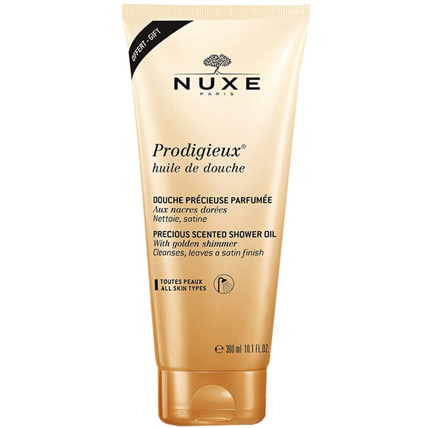 Nuxe Prodigieux Huile de Douche Ντελικάτο Αφρόλουτρο για Μεταξένια Αίσθηση 300ml