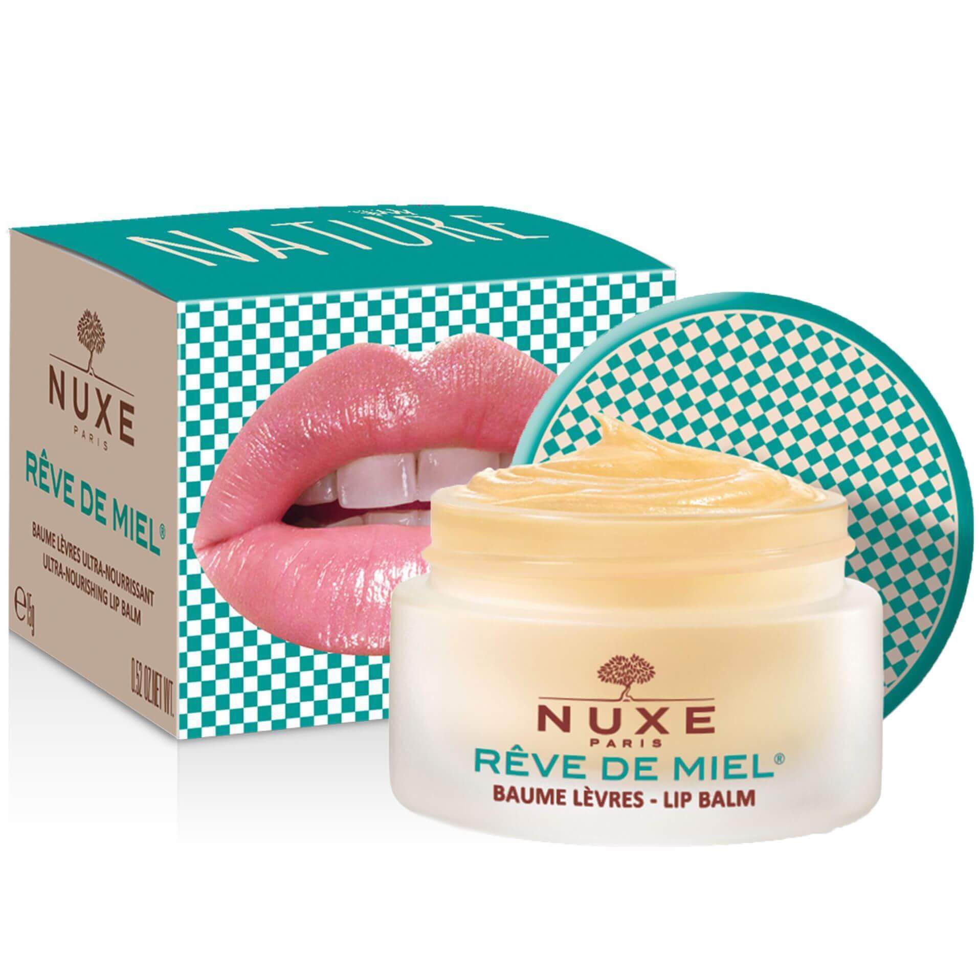 Nuxe Reve De Miel Baume Levres Nature Θρεπτικό Βάλσαμο για Ξηρά & Σκασμένα Χείλη 15ml