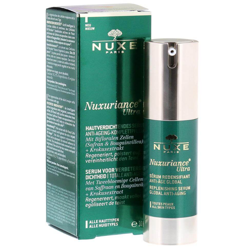 Nuxe Nuxuriance Ultra Serum Ορός Ολικής Αντιγήρανσης για Όλους τους Τύπους Δέρματος Επαναφέρει τη Πυκνότητα της Επιδερμίδας 30ml