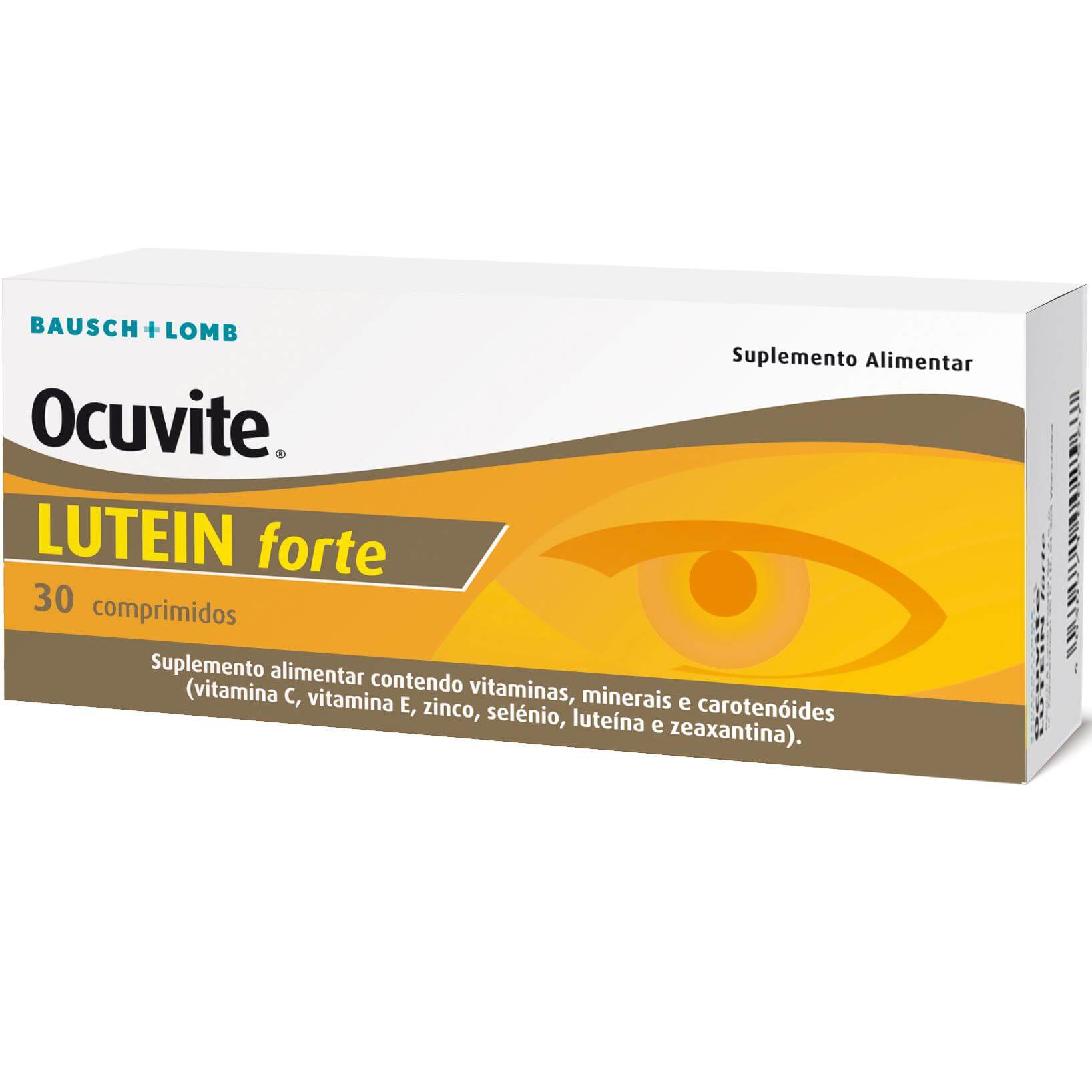 Bausch & Lomb Bausch & Lomb Ocuvite Lutein Forte Συμπλήρωμα Διατροφής με Βιταμίνες, Ιχνοστοιχεία και Καροτινοειδή  30tabs