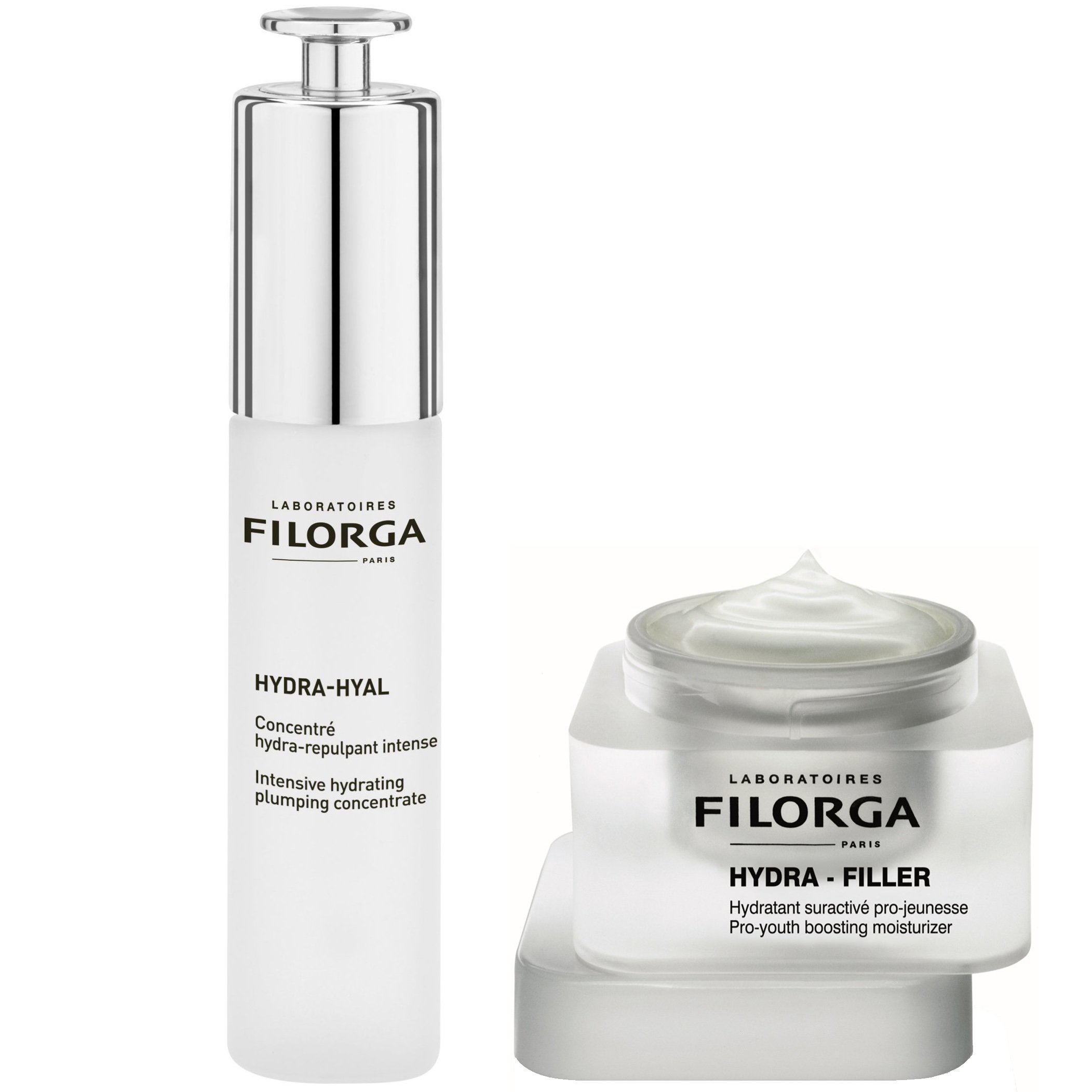 Filorga Hydration Supreme Hydra – Hyal Ορός Βαθιάς Ενυδάτωσης & Επαναφοράς Πυκνότητας 30ml & Hydra-Filler Booster Νεότητας 15ml