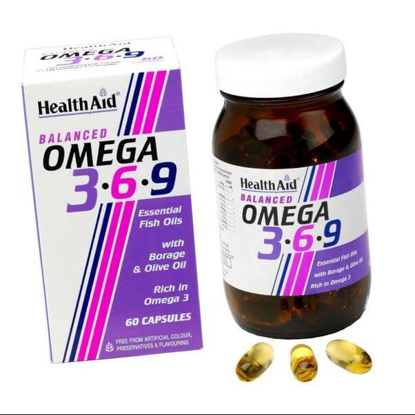 Health Aid Omega 3 – 6 – 9 (1155Mg) Απαραίτητα Λιπαρά Οξέα Capsules – 60 caps