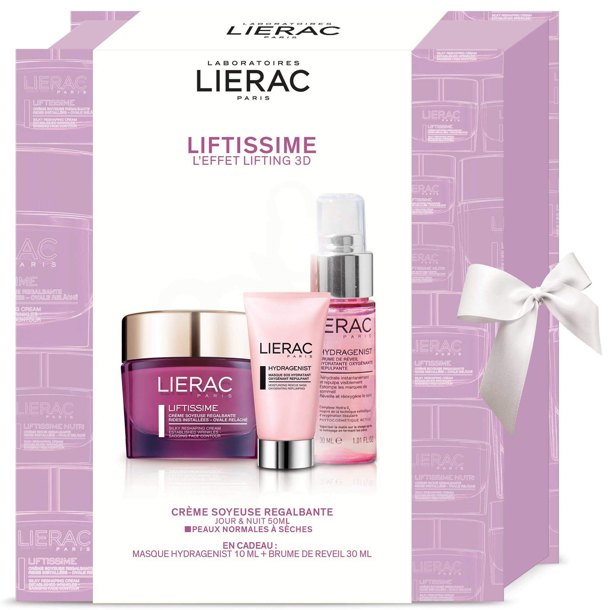 Lierac Πακέτο Προσφοράς Liftissime Creme Soyeuse 50ml & Δώρο Hydragenist Masque 10ml & Hydragenist Brume de Reveil 30ml