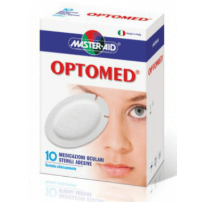 Master Aid Optomed 10 Super Αποστειρωμένη Αυτοκόλλητη Οφθαλμική Γάζα