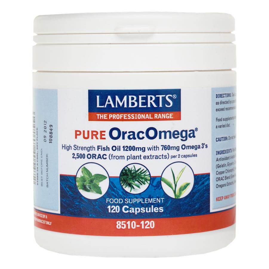 Lamberts PURE OracOmega Συμπλήρωμα Διατροφής με Αντιοξειδωτικές Ιδιότητες – 30 tabs
