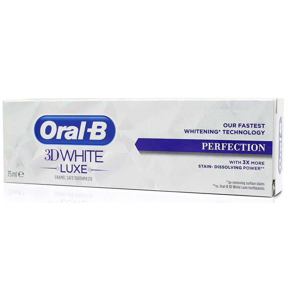 Oral b 3D White Luxe Perfection Οδοντόκρεμα Απαλή με το Σμάλτο 75ml