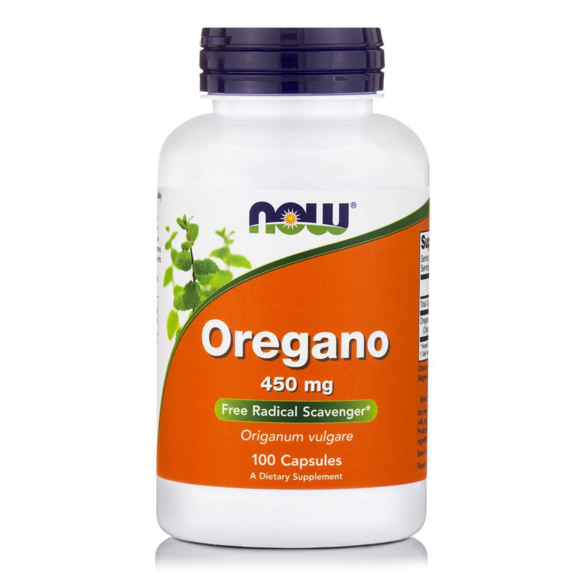 Now Foods Oregano 450mg Συμπλήρωμα Διατροφής από Άγρια Ρίγανη, Αντιμικροβιακό, Αντιβιοτικό, Αντιμυκητιασικό 100 Caps