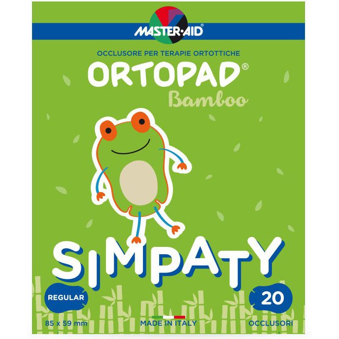 Master Aid Ortopad Regular Οφθαλμικά Αυτοκόλλητα Για Στραβισμό (4 ετών και άνω) 20 Simpaty