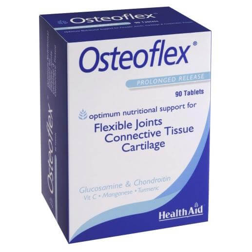 Health Aid Osteoflex Blister Γλυκοσαμίνη Χονδροϊτίνη Turmeric 90 Ταμπλέτες