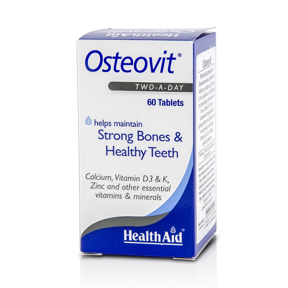 Health Aid Osteovit για την Υγεία και τη Διατήρηση Δυνατών Οστών 60Tab