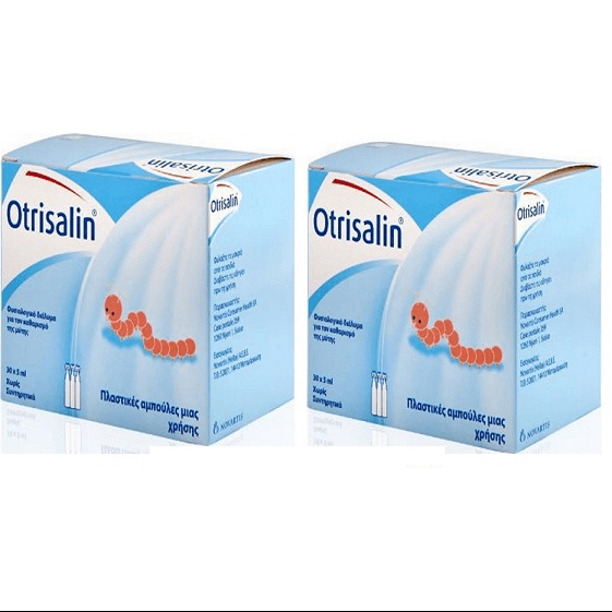 2 x Otrisalin Πλαστικές Αμπούλες 30×5 Καθαρισμός Μύτης