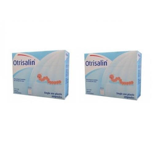 2 x Otrisalin Πλαστικές Αμπούλες 18×5 Καθαρισμός Μύτης