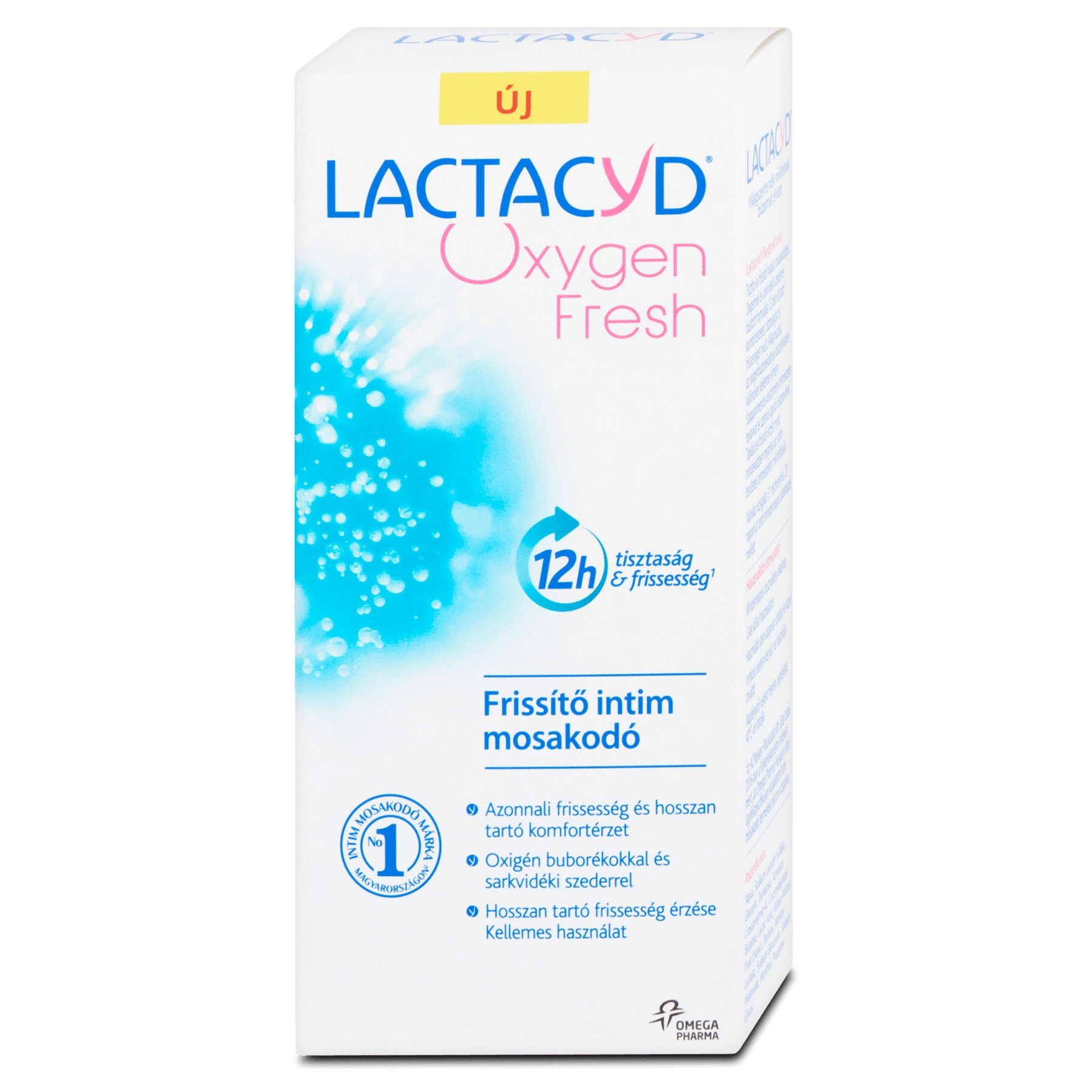 Lactacyd Πακέτο Προσφοράς Oxygen Fresh Wash 200ml & Δώρο Intimate Wipes 15 Τεμάχια