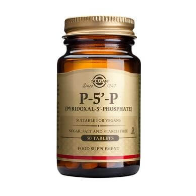 Solgar P-5-P (Pyridoxal-5-Phosphate) 50mg tablets
