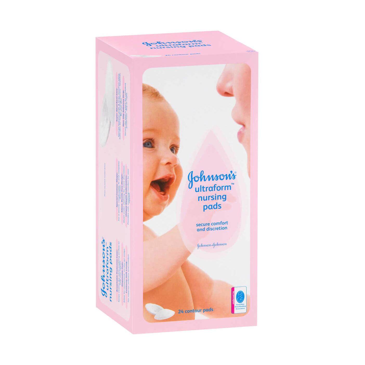 Johnsons Baby Επιθέματα Στήθους Σχεδιασμένα για Ασφαλή Προστασία 30 Τεμάχια