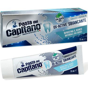 Pasta del Capitano Ox-Active Sbiancante Λευκαντική Οδοντόπαστα 75ml