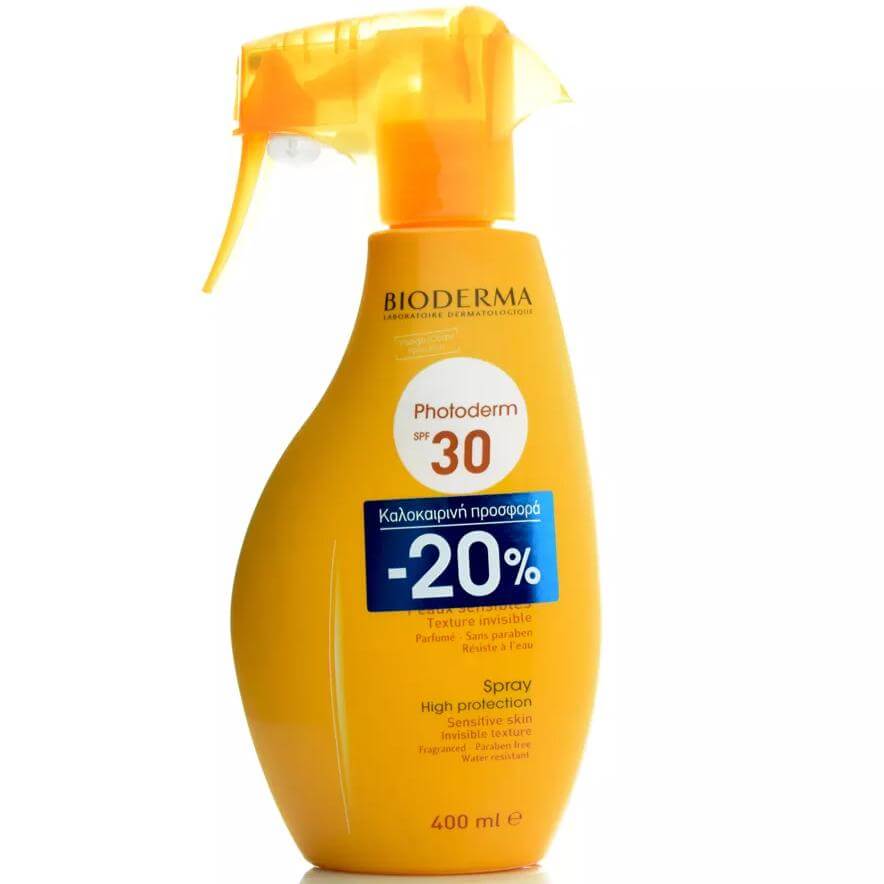 Bioderma Photoderm Spray Spf30 Υψηλή Προστασία για Ευαίσθητα Δέρματα 400ml