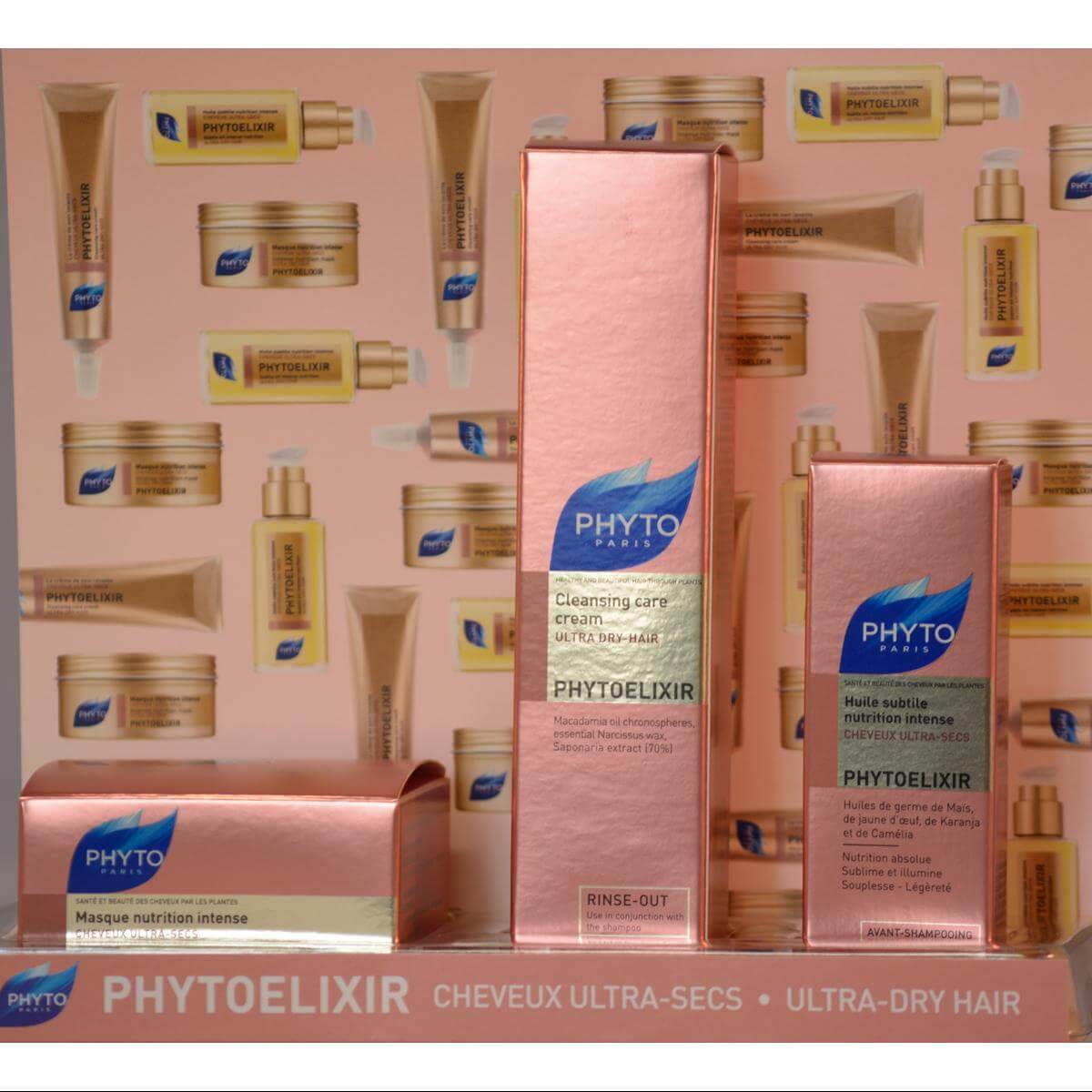Phyto PhytoElixir Subtile Elixir Huile de Brillance 10ml, la Creme de Soin Lavante 30ml & Masque Nutrition 50ml