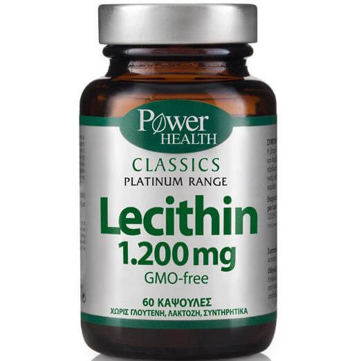 Power Health Platinum Lecithin 1.200mg Συμπλήρωμα Διατροφής με Λεκιθίνη 1.200mg 60caps