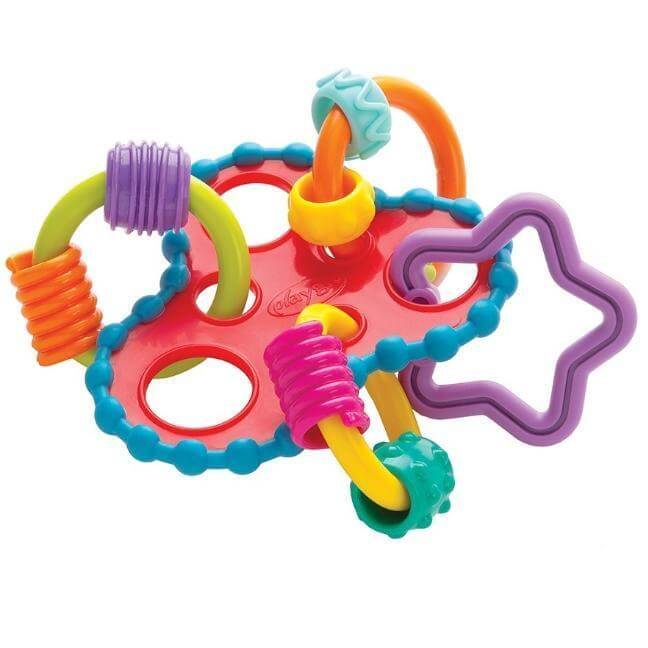 Playgro RoundAbout Rattle – Κουδουνίστρα Μασητικό 3m+