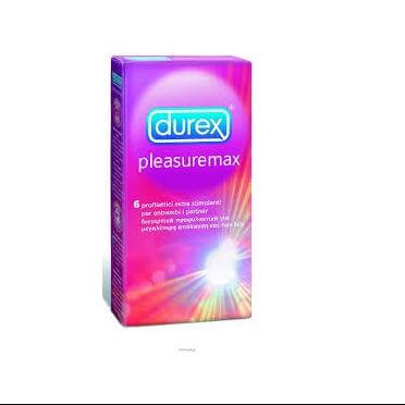 Durex Pleasuremax Προφυλακτικά για Μέγιστη Διέγερση 6τεμ