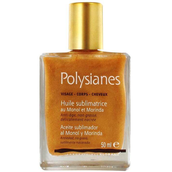 Polysianes Huile Sublimatrice With Monoï & Morinda Ιριδίζον Έλαιο Ανάδειξης της Λάμψης για Σώμα, Πρόσωπο & Μαλλιά 50ml