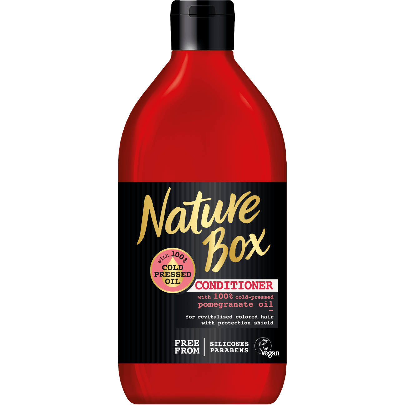 Nature Box Conditioner Pomegranate Κρέμα για Βαμμένα Μαλλιά με Έλαιο Ροδιού 385 ml