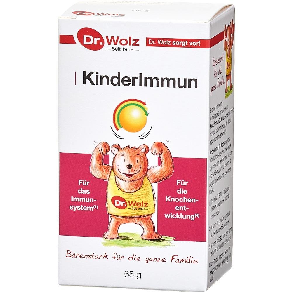 Dr. Wolz KinderImmun με Πρωτόγαλα, β-γλυκάνες & Βιταμίνες B, C, D3, 65g