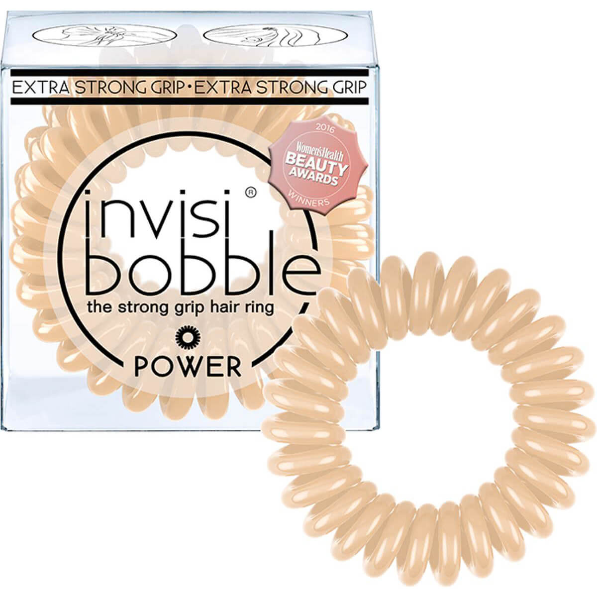 Invisibobble Power to be or Nude to be Λαστιχάκι Μαλλιών 3 Τεμάχια