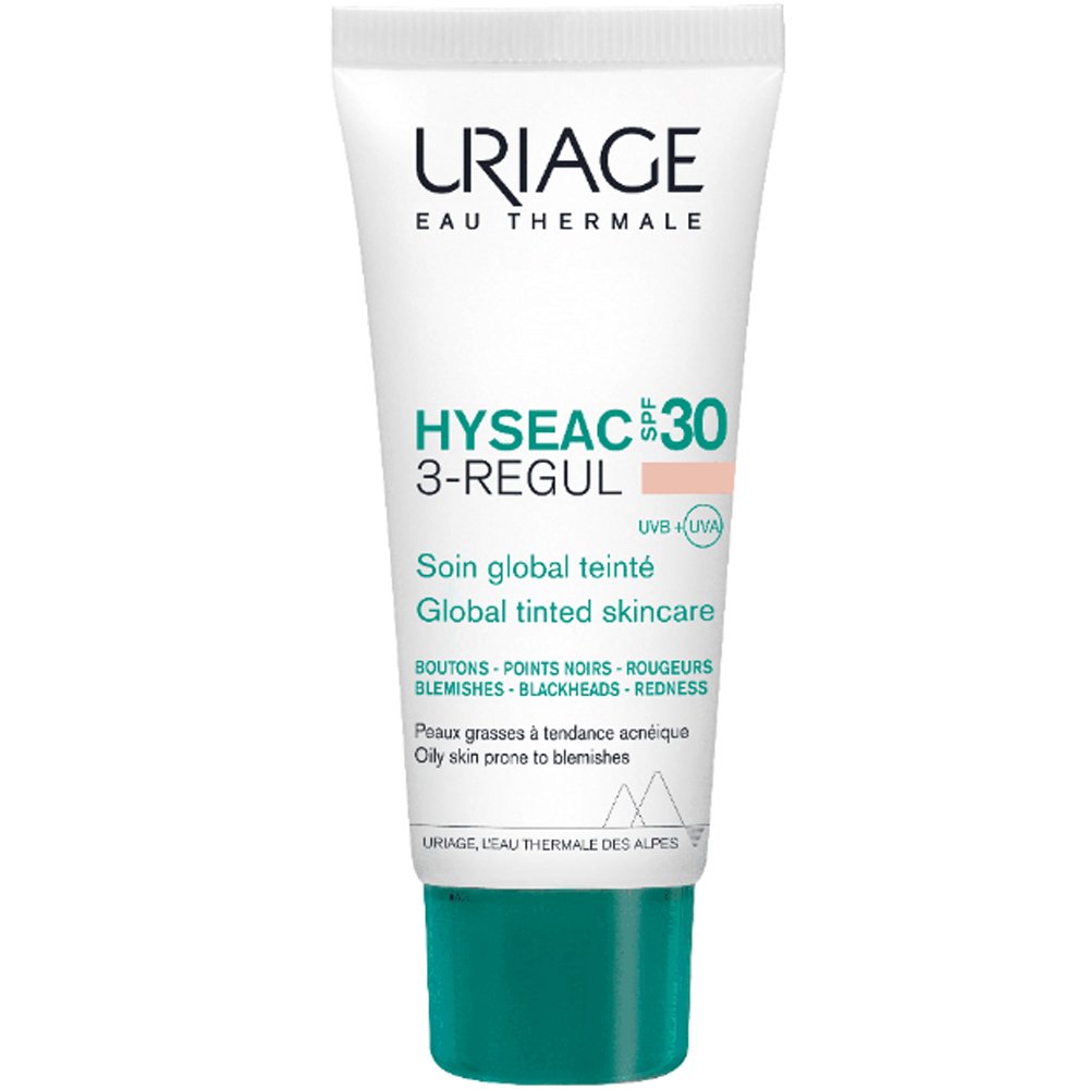 Uriage Hyseac 3-Regul Global Tinted Skincare Spf30 Ολοκληρωμένη Περιποίηση με Χρώμα για Επιδερμίδες με Ατέλειες 40ml