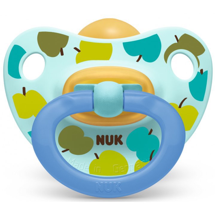 Nuk Classic Happy Kids Πιπίλα απο Καουτσούκ με Κρίκο Μεγέθους 3 (18-36 Μηνών) 1τμχ