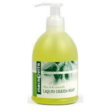 Macrovita Liquid Green Soap Υγρό Πράσινο Σαπούνι με Λάδι Ελιάς και Χαμομήλι 300ml