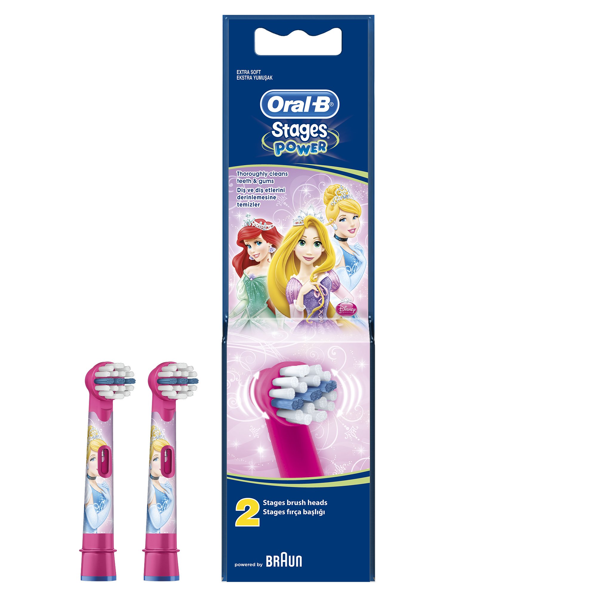 Oral-B Stages Ανταλλακτικές Κεφαλές Kids 2 Ανταλλακτικά