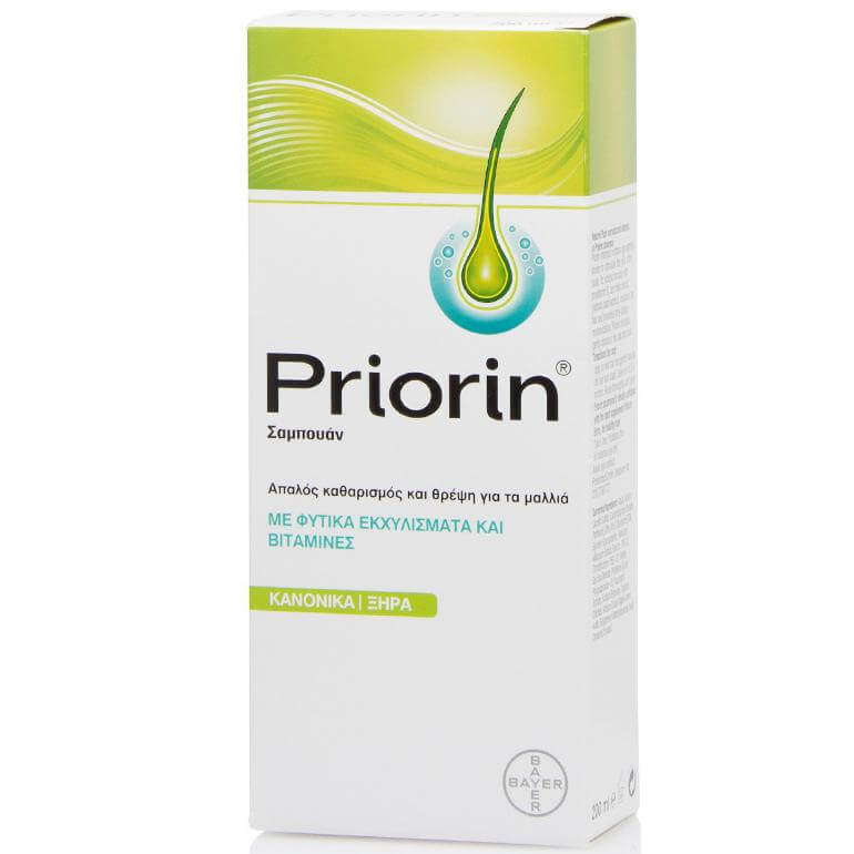 Priorin Σαμπουάν για την Τριχόπτωση για Κανονικά Ξηρά Μαλλιά 200ml