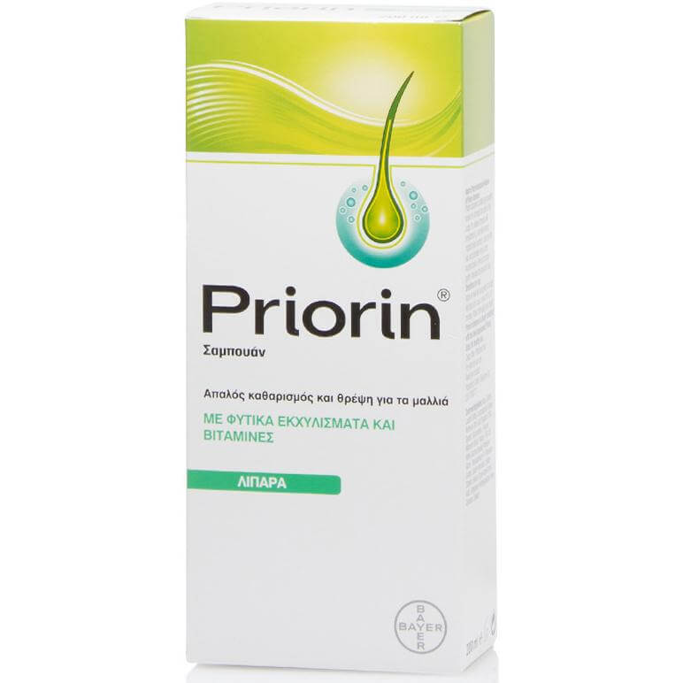 Priorin Σαμπουάν για την Τριχόπτωση για Λιπαρά Μαλλιά 200ml
