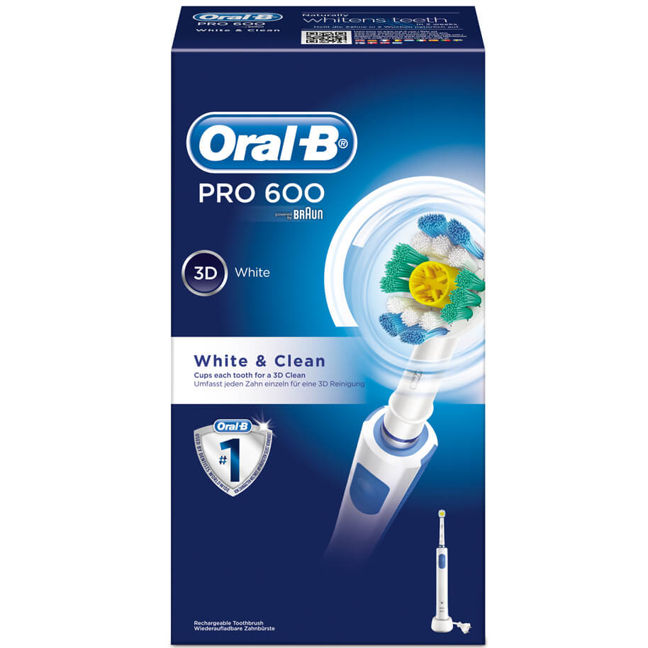 Oral-B Professional Care 600 3D White And Clean Ηλεκτρική Οδοντόβουρτσα