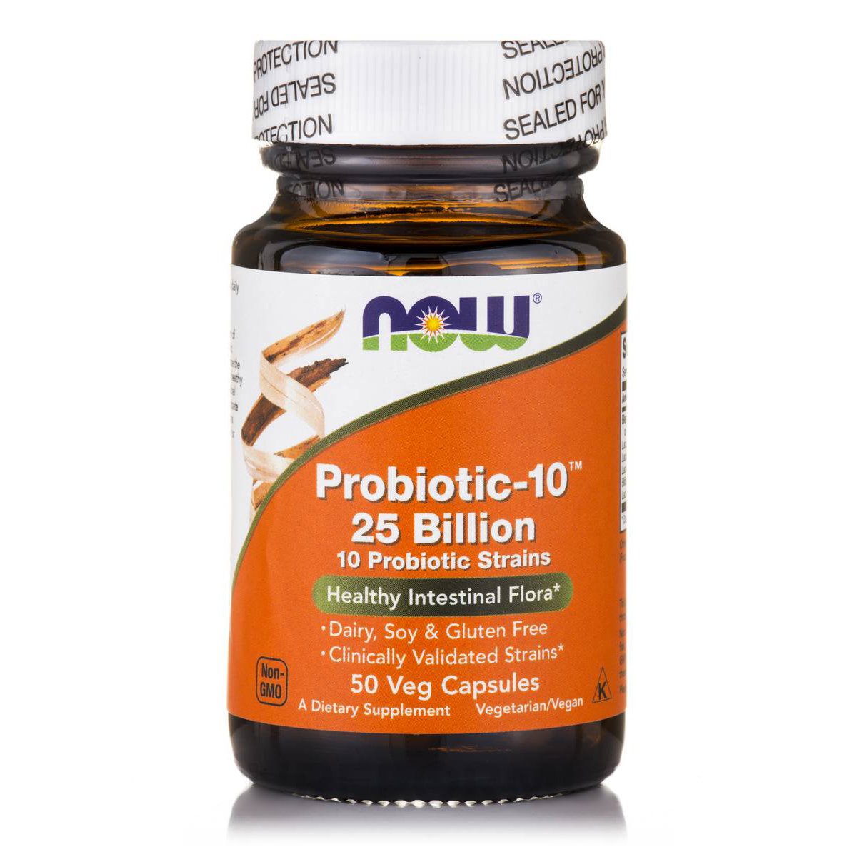 Now Foods Probiotic-10 25 Billion για τη Φυσική Αποκατάσταση του Πεπτικού Συστήματος στον Ανθρώπινο Οργανισμό 50caps