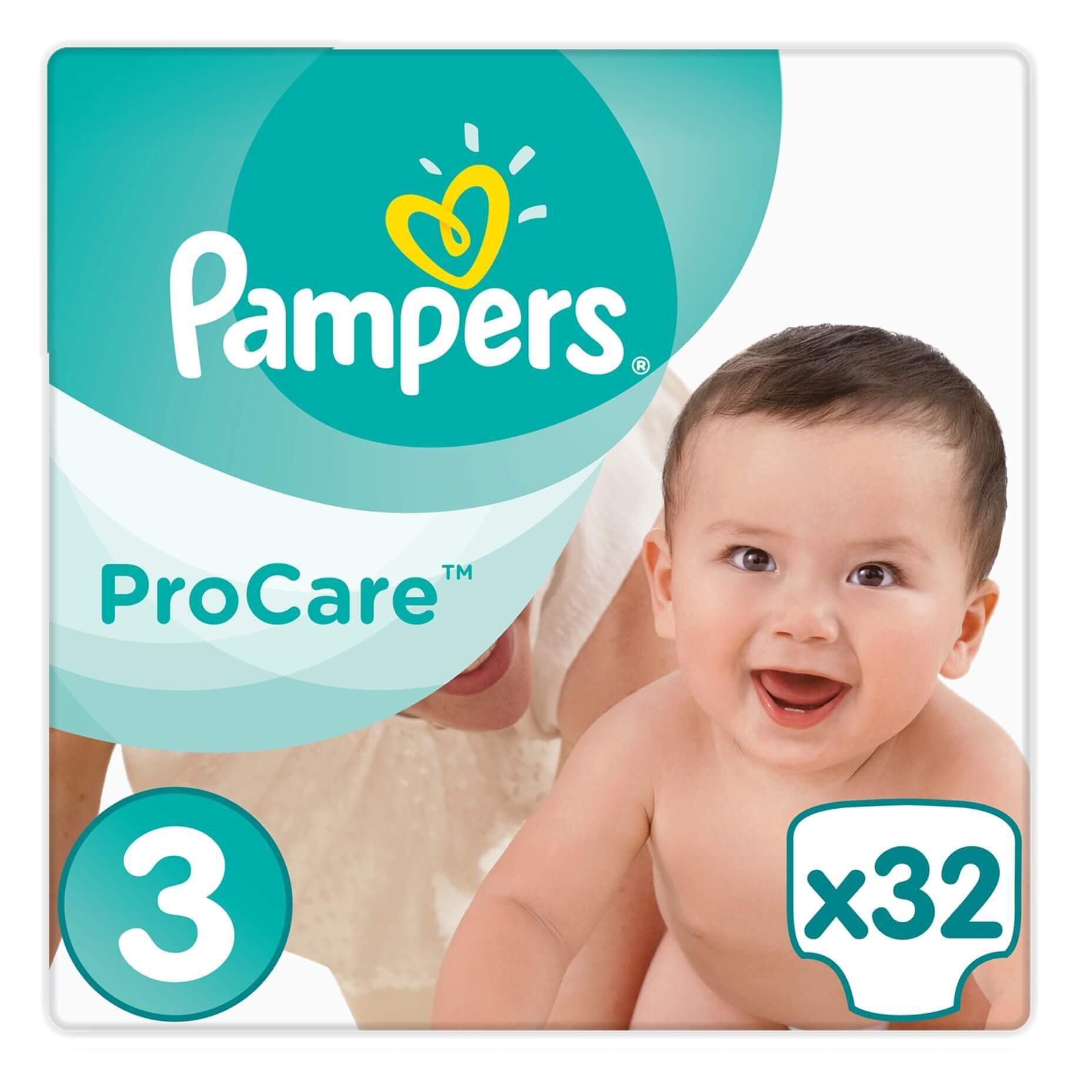 Pampers ProCare Premium Protection No3 (5-9kg) 32 πάνες