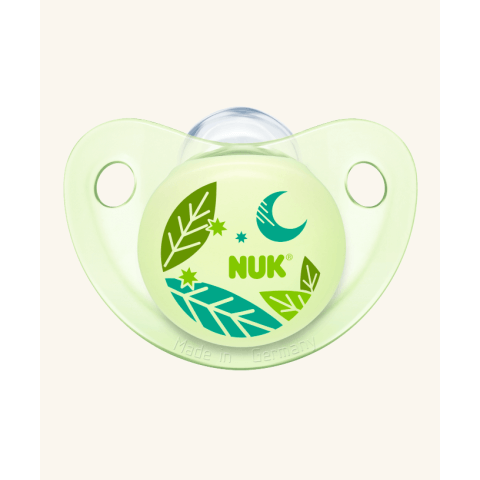 NUK Trendline Night & Day Πιπίλα Σιλικόνης Χωρίς Κρίκο – Μέγεθος 1 (0-6 μηνών)