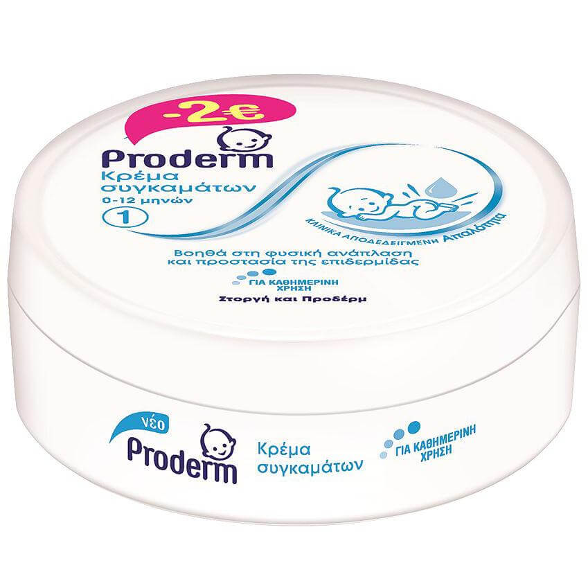 Proderm Κρέμα Συγκαμάτων 0-12 Μηνών Προσφορά -2 Ευρώ 150ml
