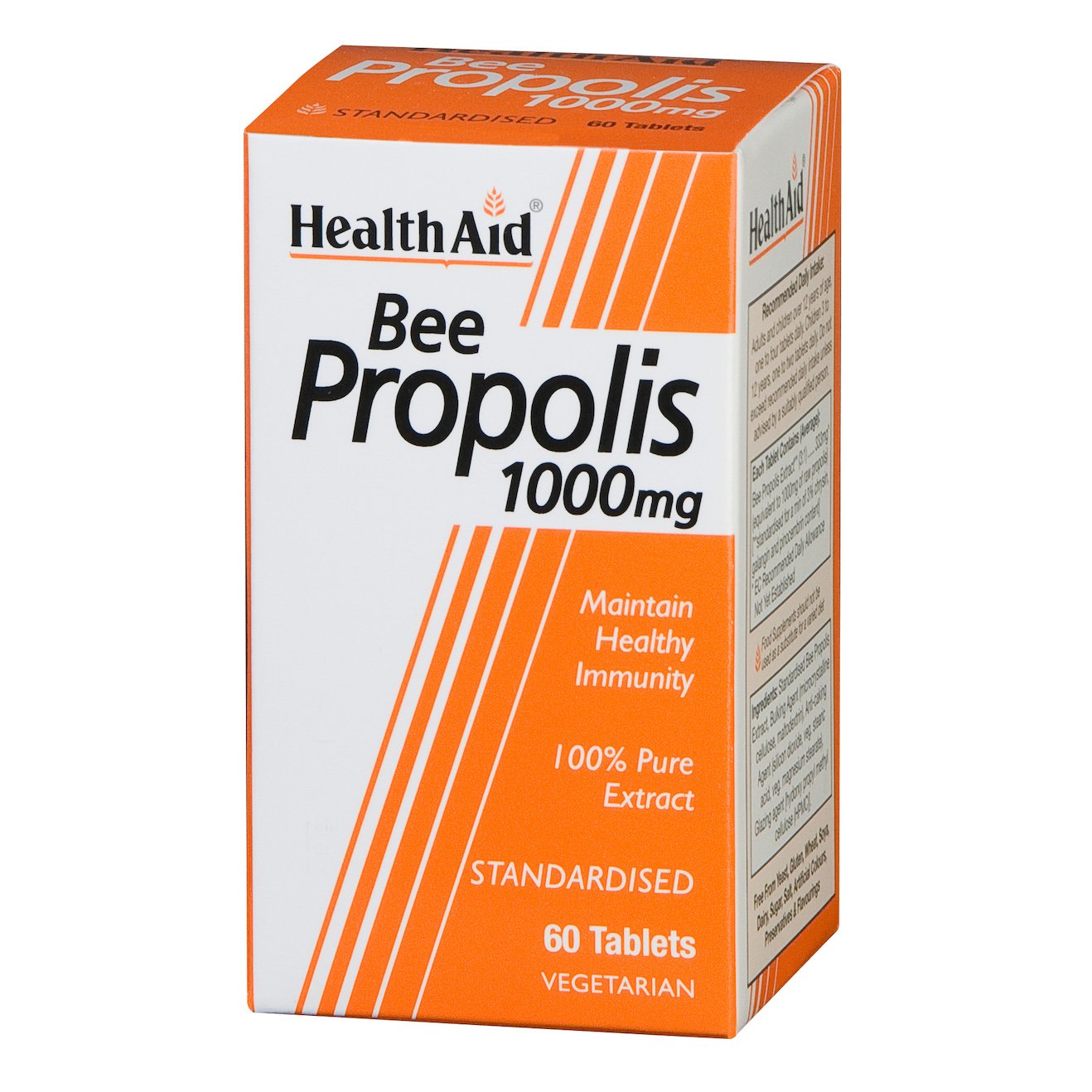 Health Aid Bee Propolis 1000mg Πρόπολη Ένα φυσικό Αντιβιοτικό με Άριστες Αντιμικροβιακές & Απολυμαντικές Ιδιότητες 60tabs