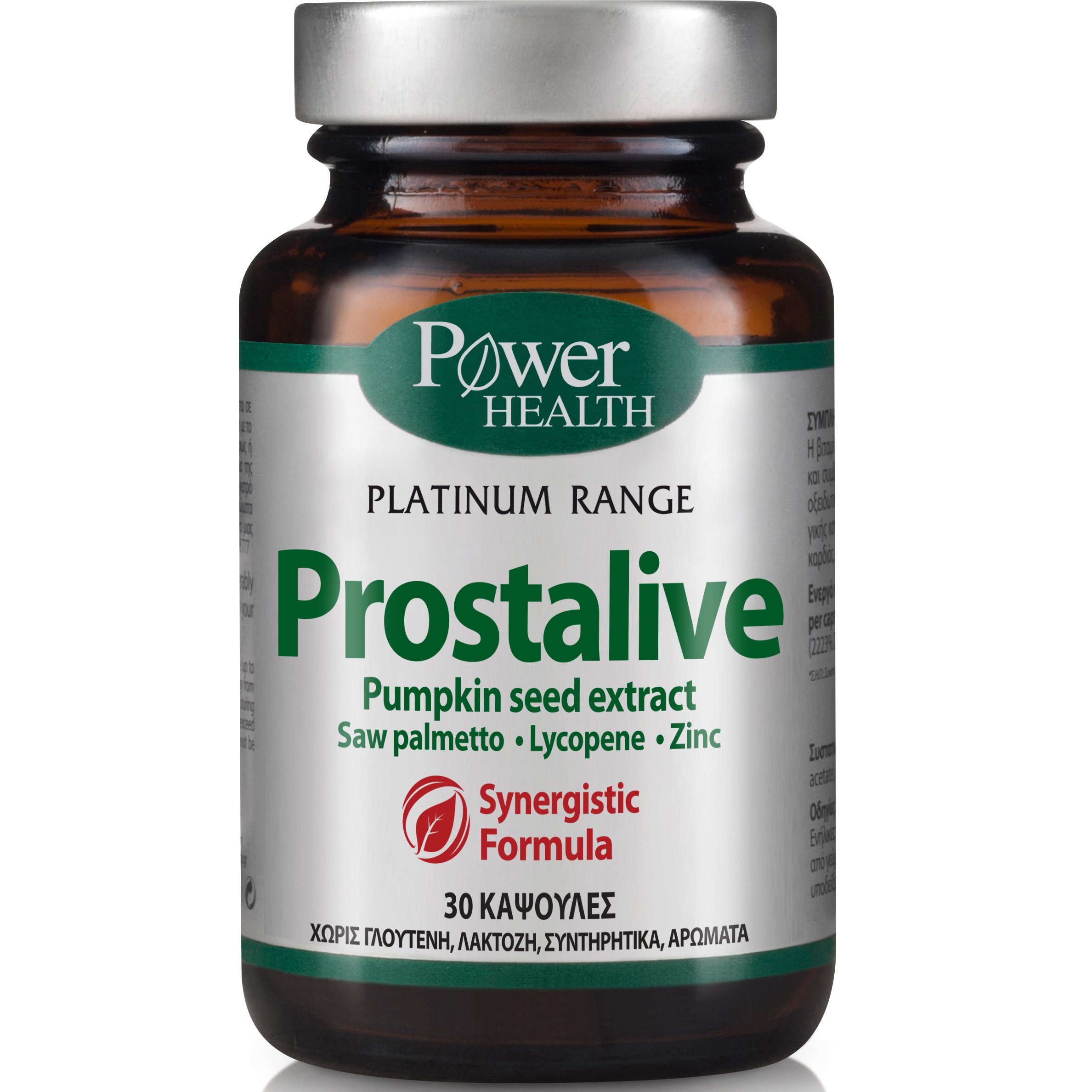 Power Health Platinum Prostalive Συμπλήρωμα Διατροφής Για την Προστασία & την Υγεία του Προστάτη 30caps