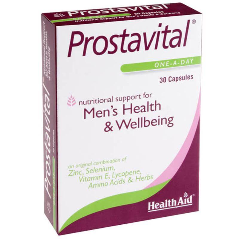 Health Aid Prostavital Διατήρηση Και Προστασία Της Καλής Κατάστασης Του Προστάτη 30tabs